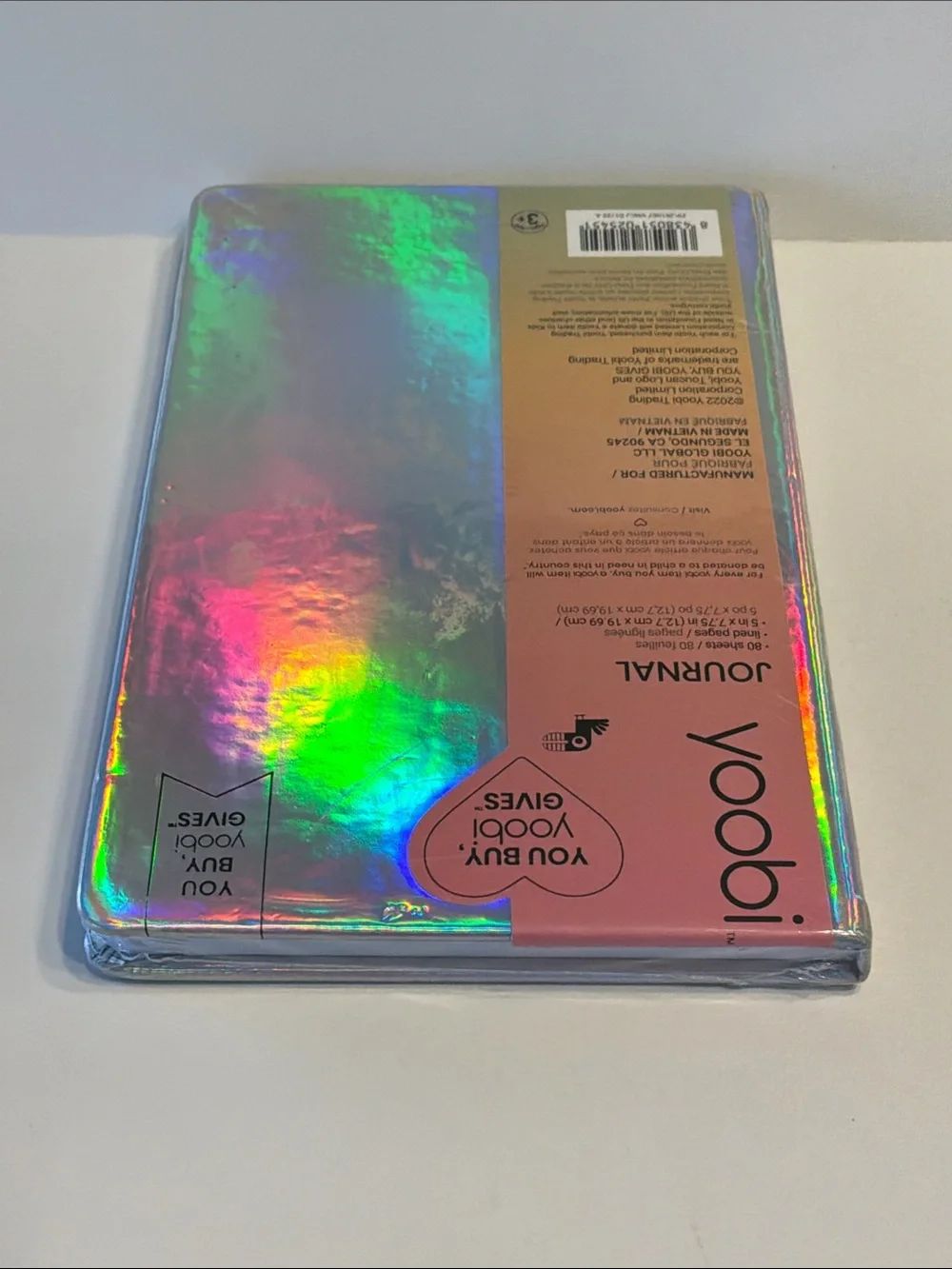 Yoobi Holographic 80 Page Ruled Journal